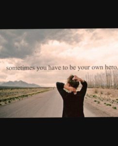 Tørr å vær helten i ditt eget liv❤